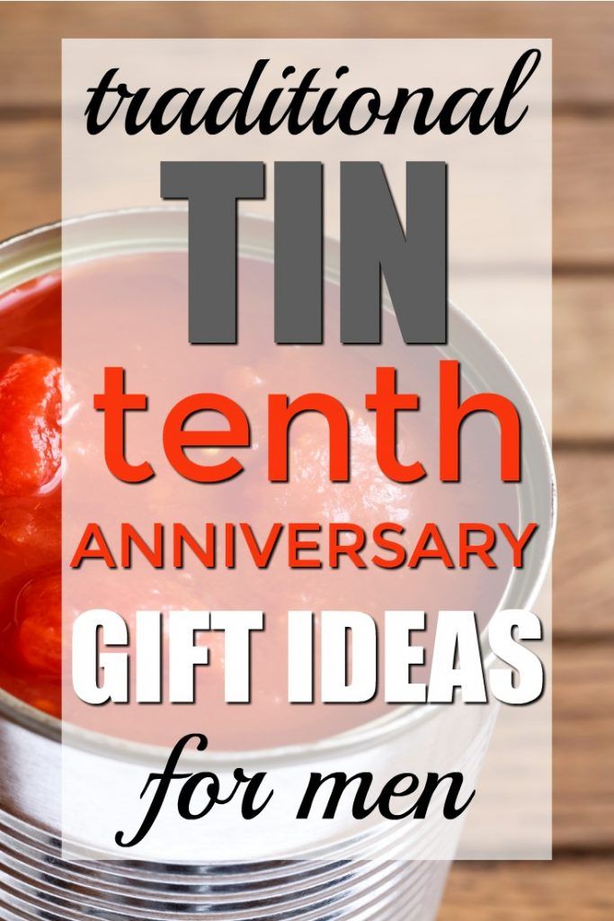 tin anniversary gifts for men