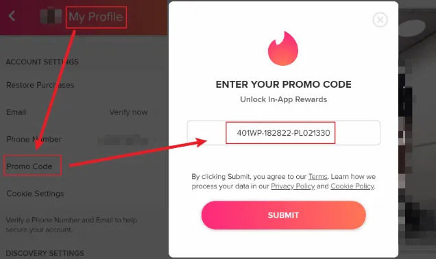 tinder promotional code