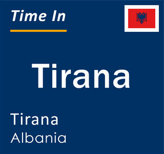 tirana time zone