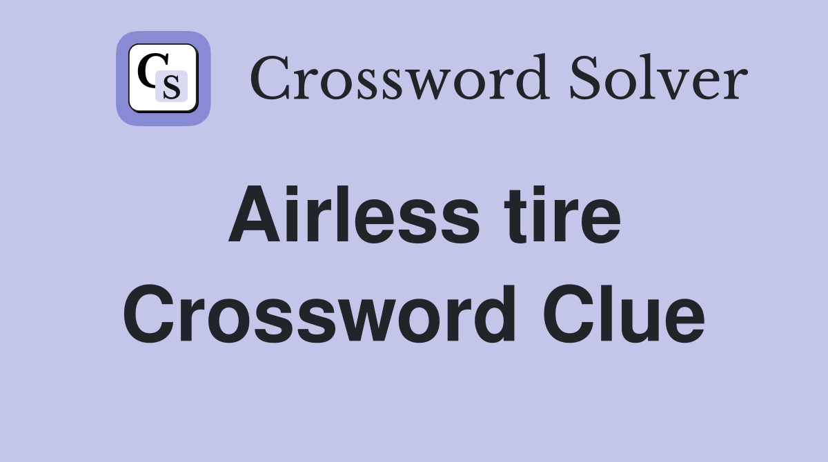 tire track crossword