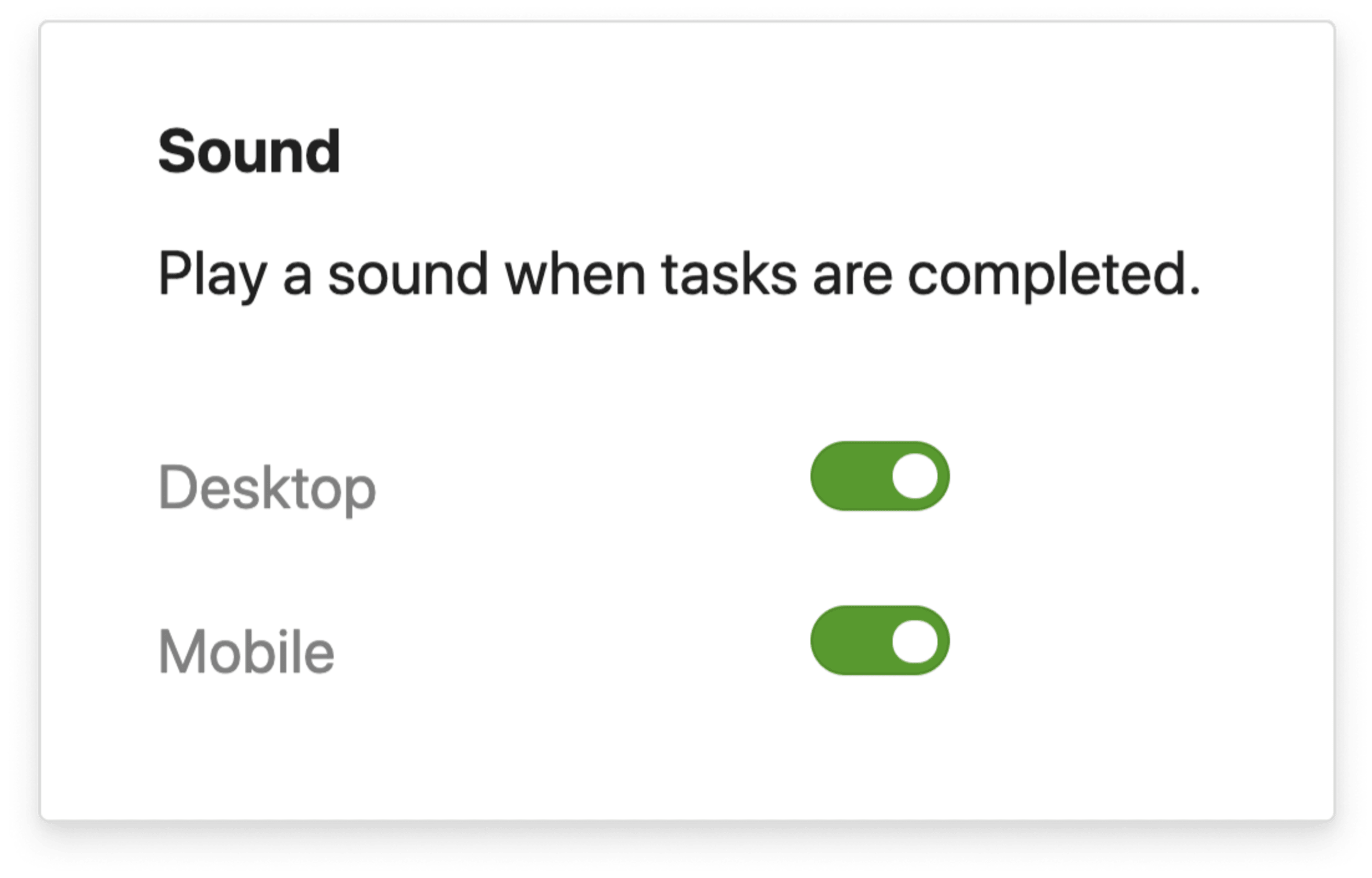 todoist notification sound