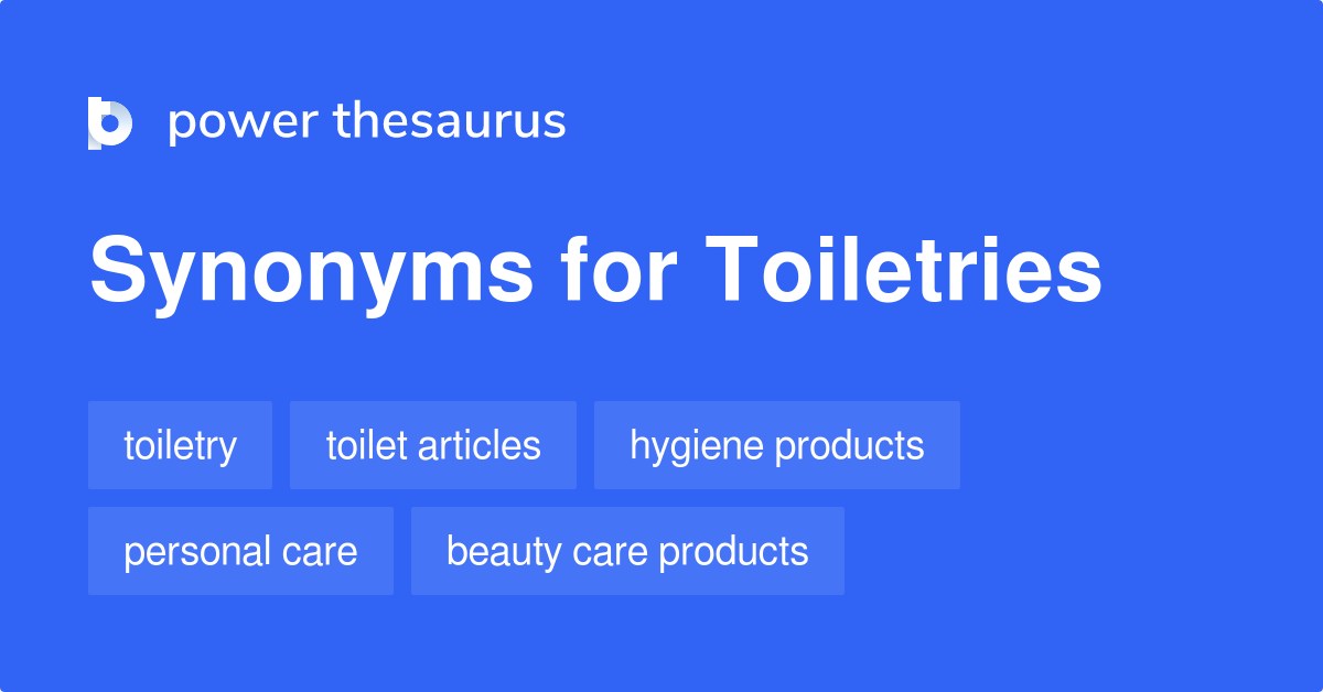 toiletries synonym