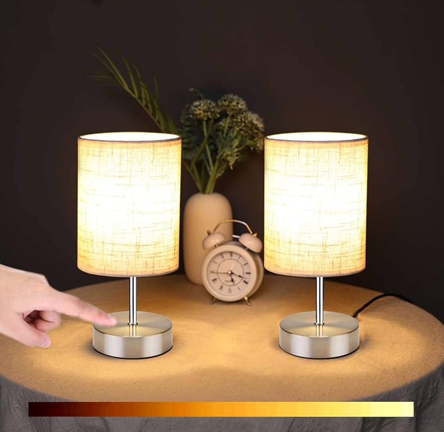 touch dimmable bedside lamps