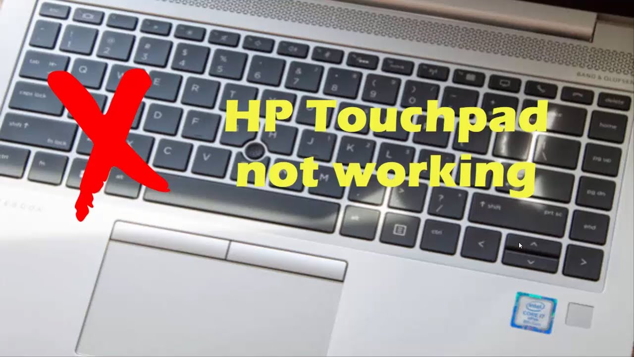 touchpad not working in hp laptop