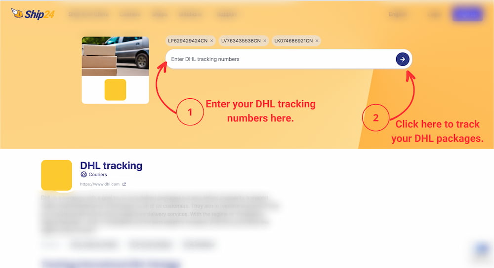 tracking dhl global forwarding