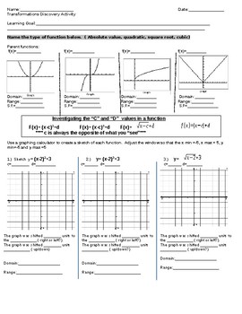 transformed graph calculator