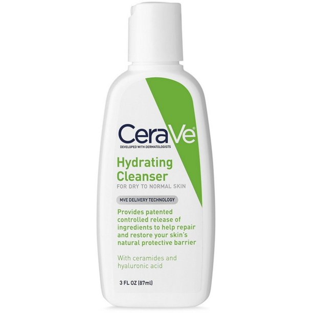 travel size cerave face wash