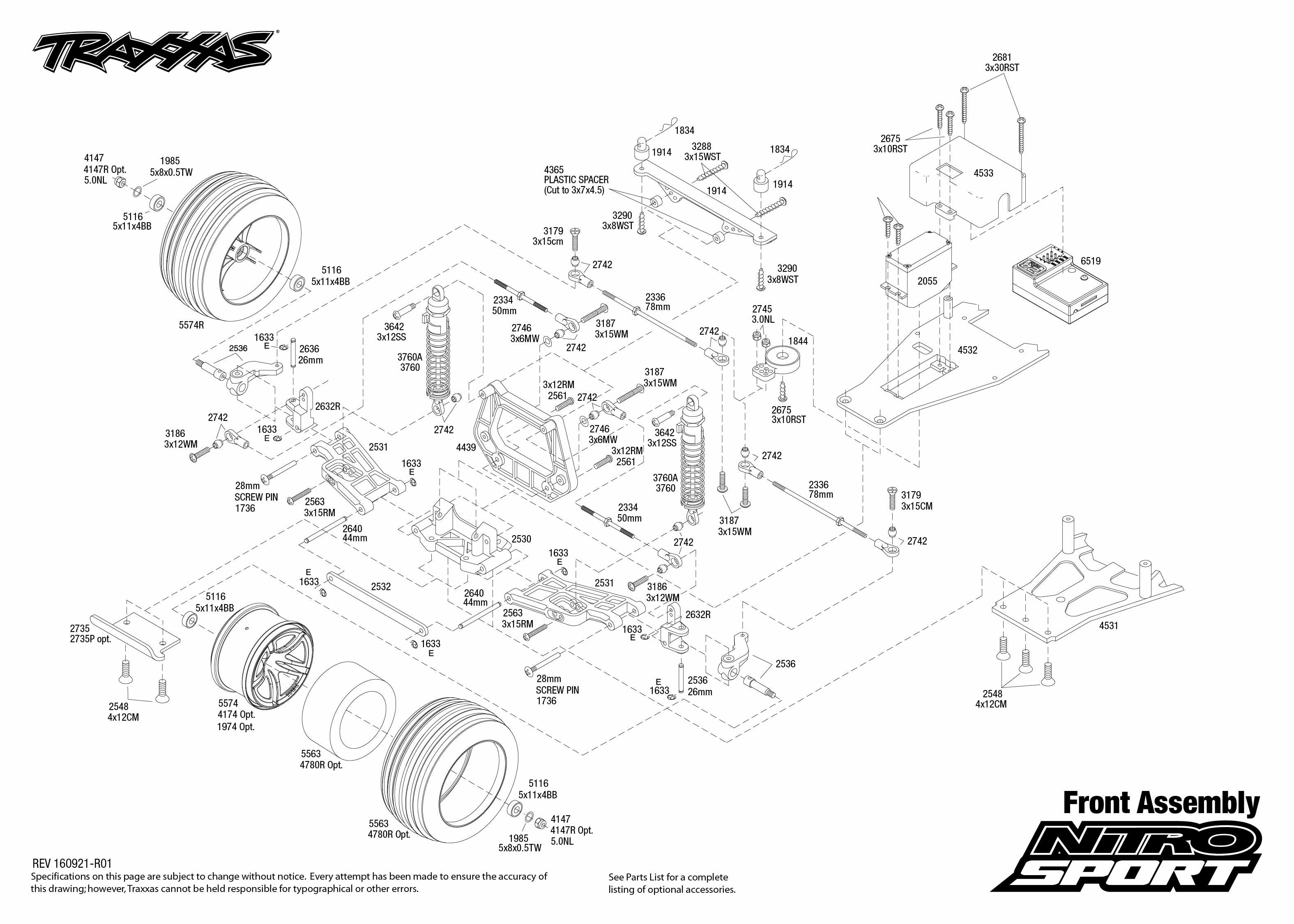 traxxas nitro rustler parts