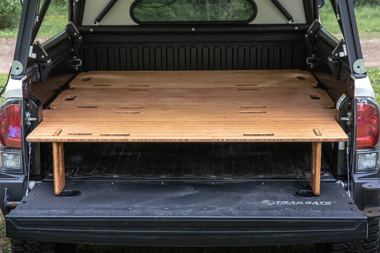 truck bed sleeping platform