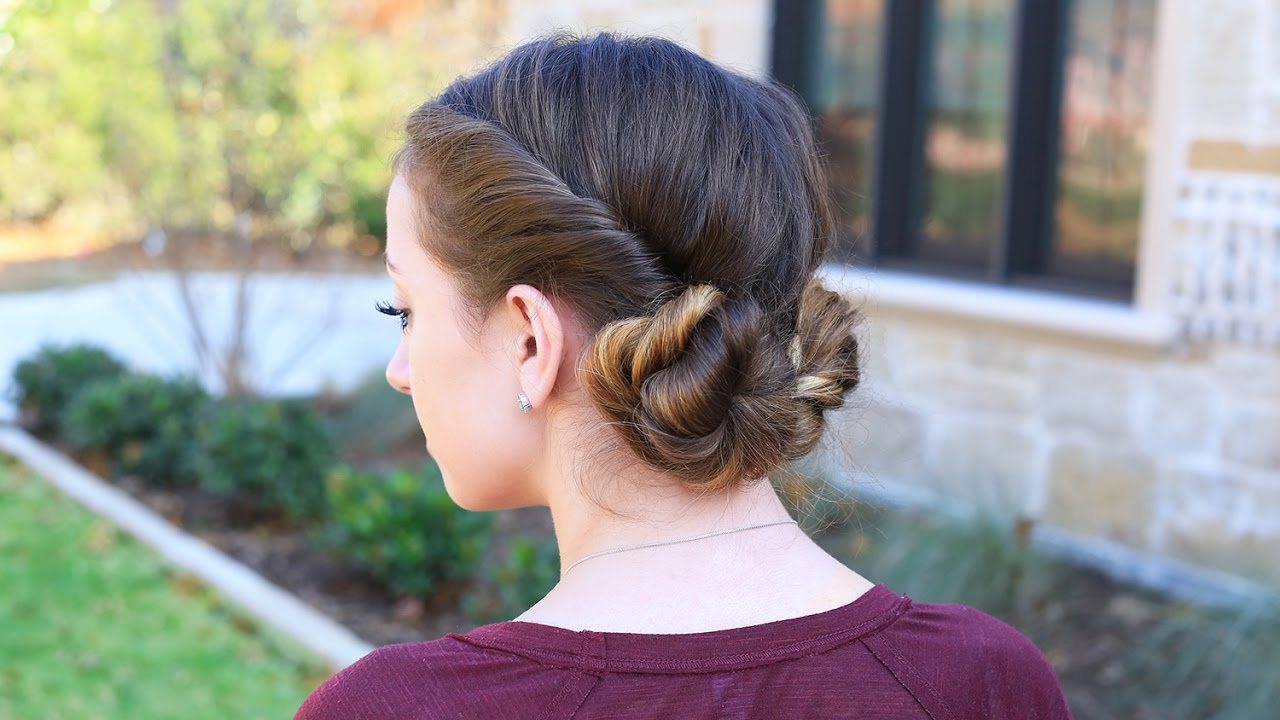 twist hair bun