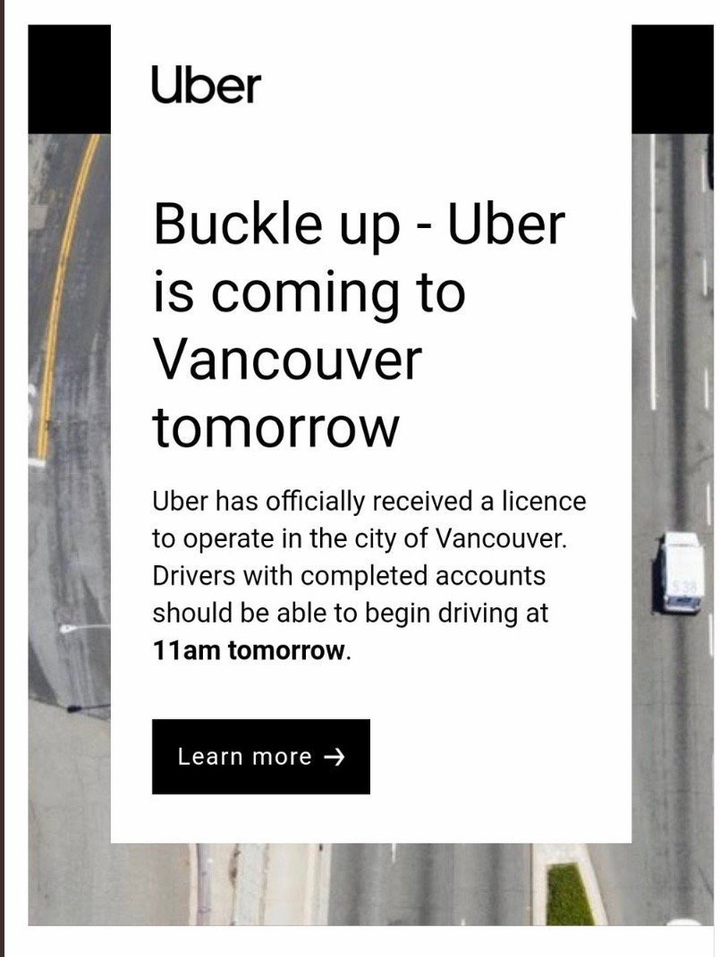 uber cost vancouver