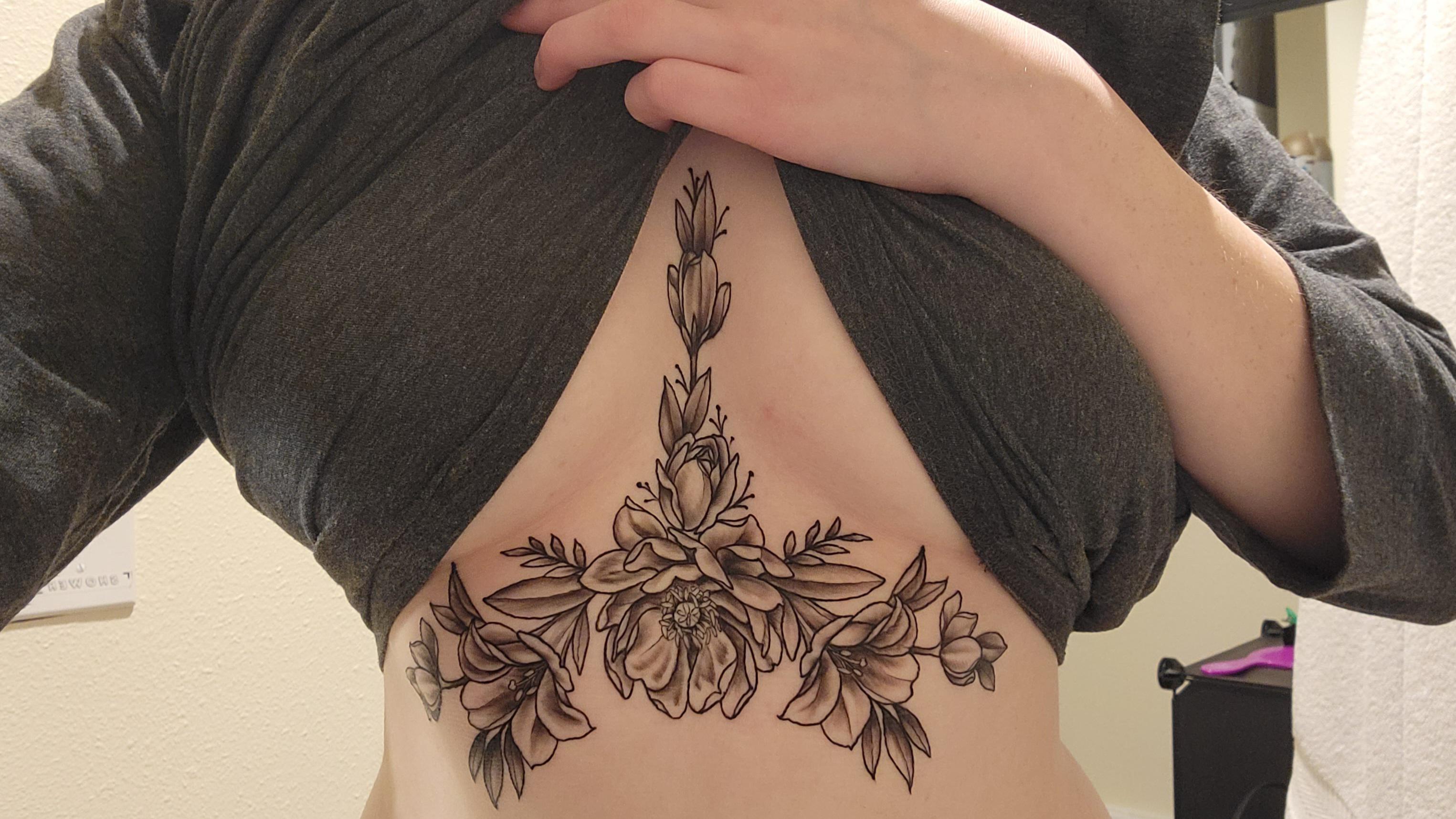 underbust tattoo