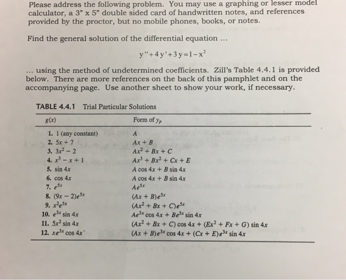 undetermined coefficients calculator