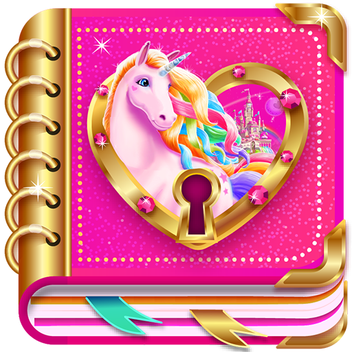 unicorn diary with lock password