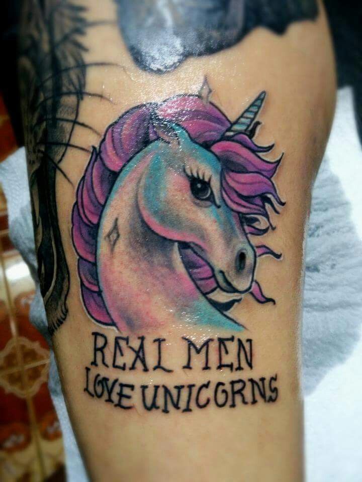 unicorn tattoo male