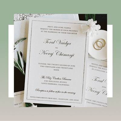 unique wedding invitation wording samples