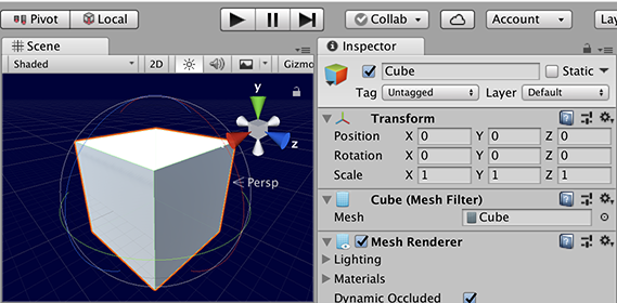 unity gameobject position