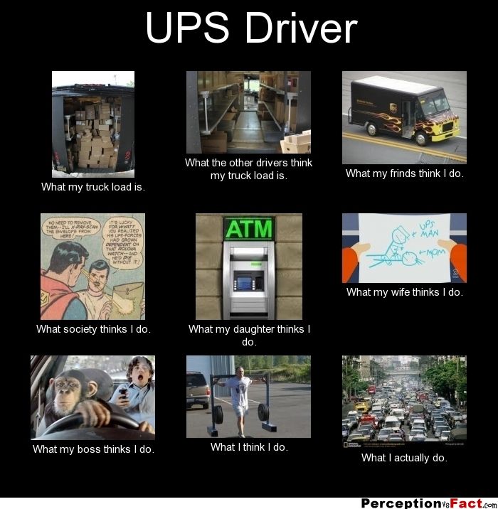 ups driver memes