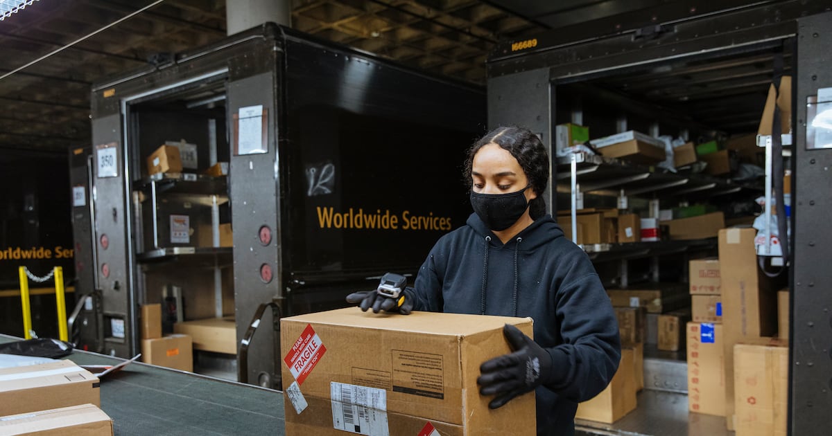 ups package handler part time hours