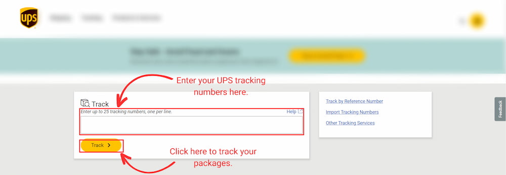 ups tracking by name and address