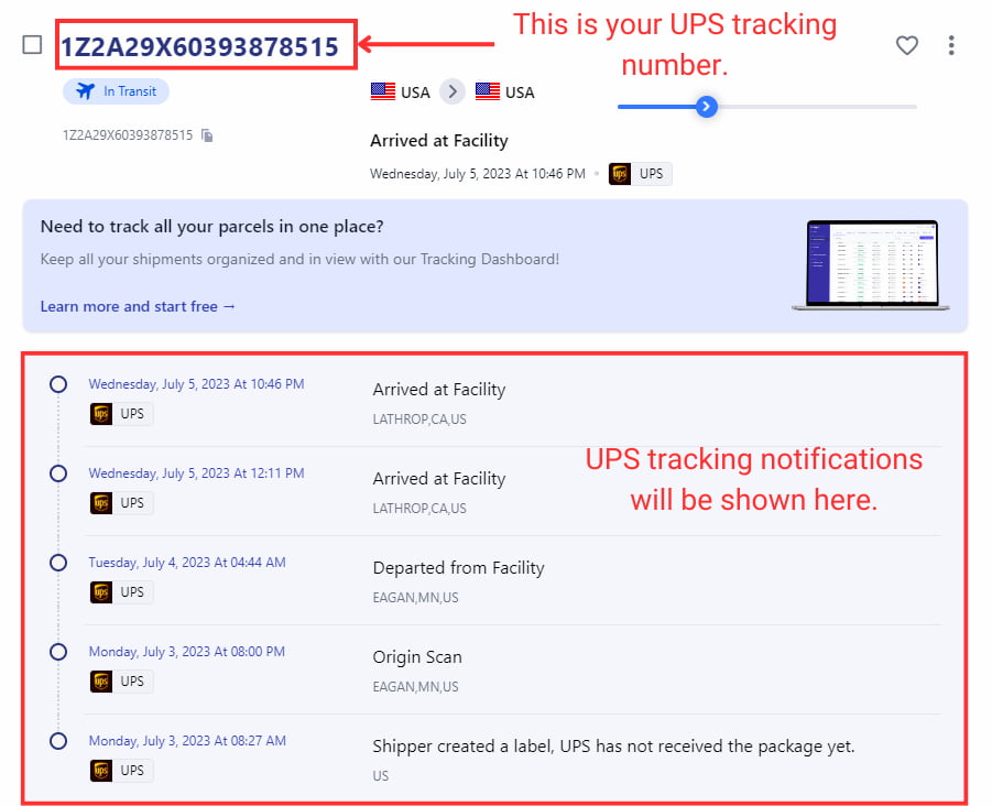 ups tracking europe