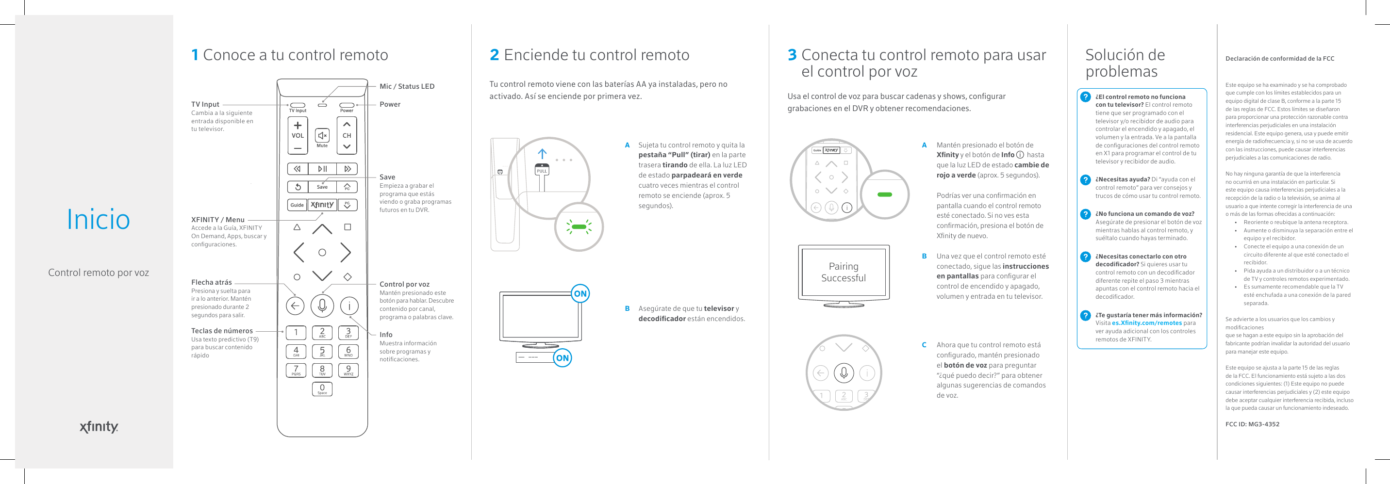 user manual for xfinity remote control