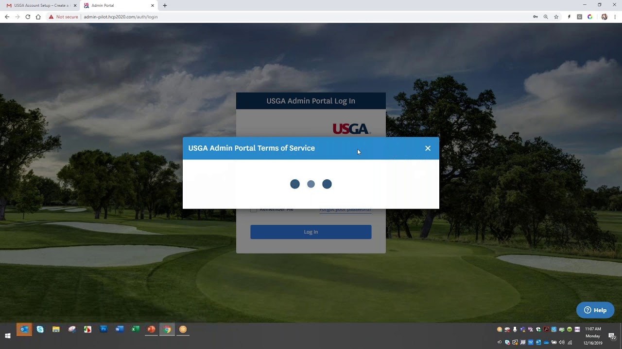 usga admin login