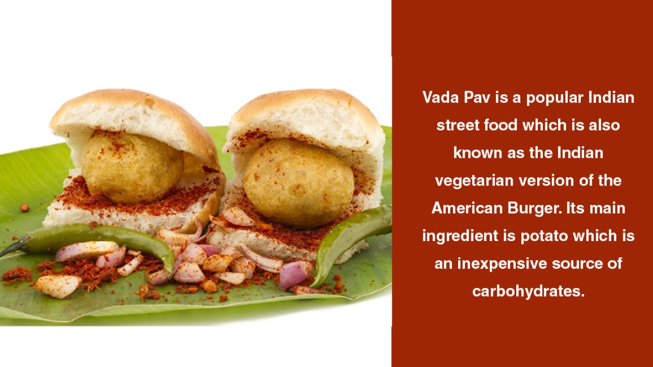 vada pav calories