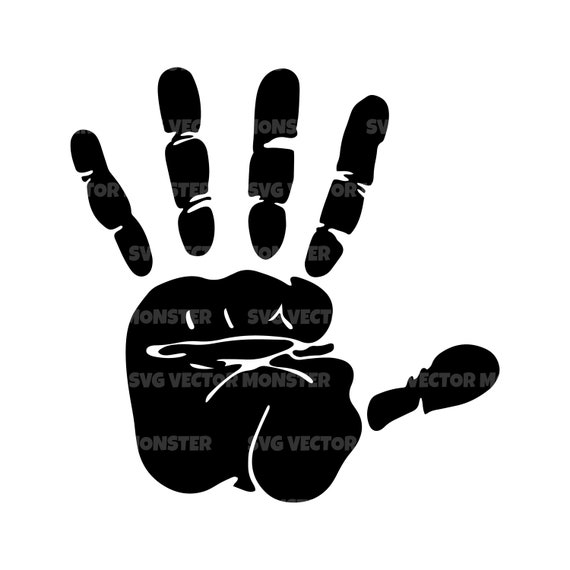 vector handprint