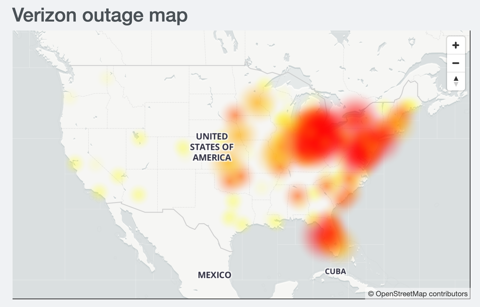 verizon outage