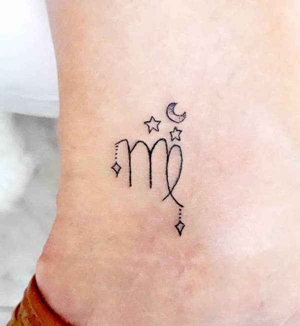 virgo logo tattoo