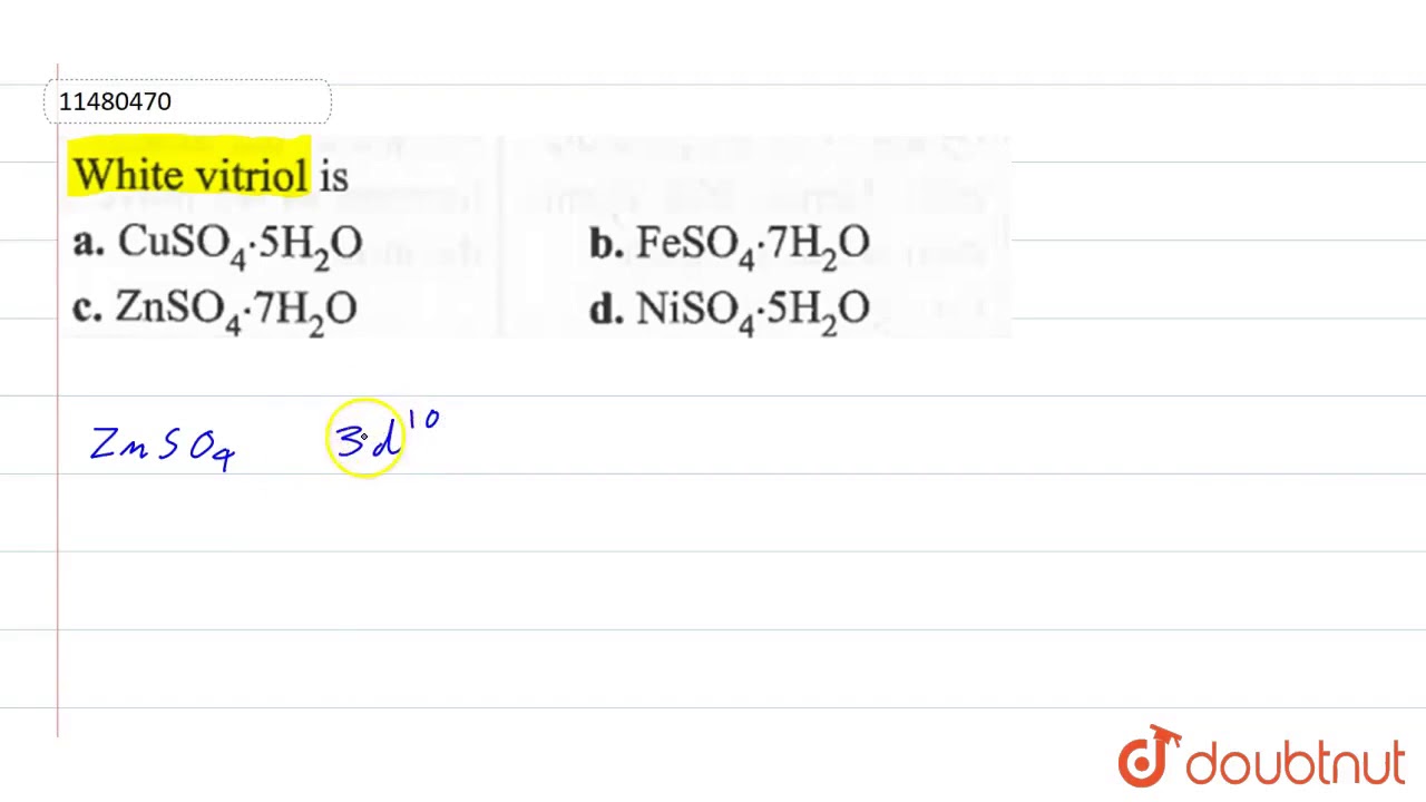 vitriol formula