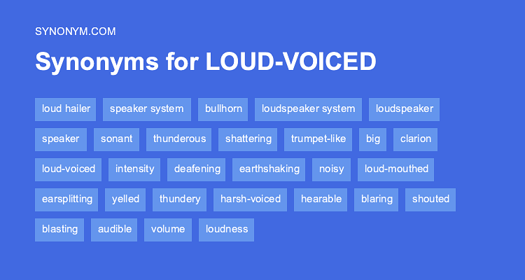 voicing synonym