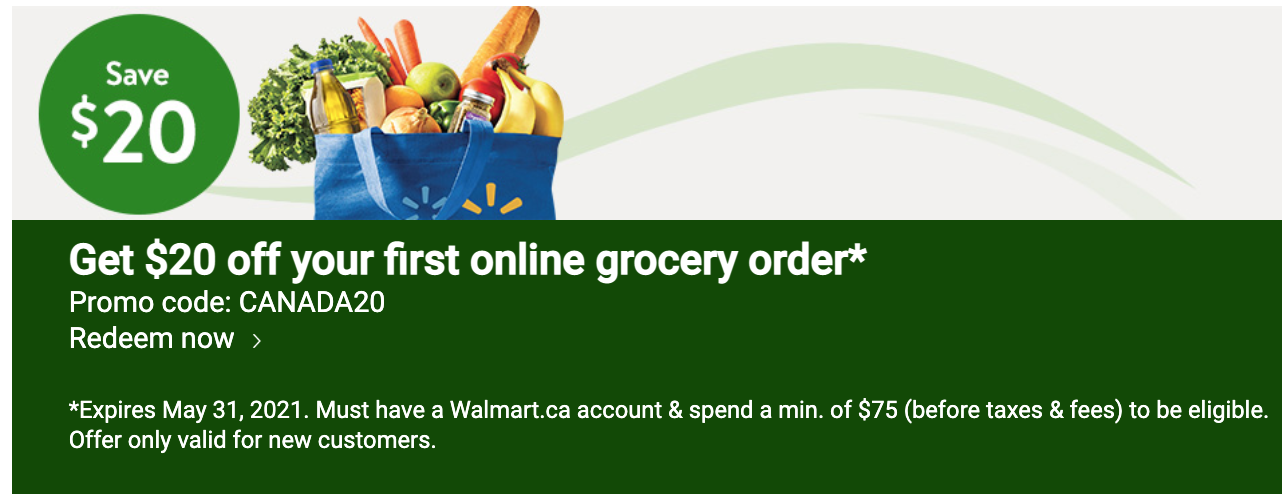 walmart online grocery promo code