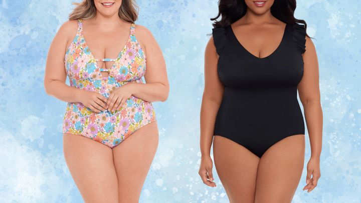 walmart plus size swimsuits