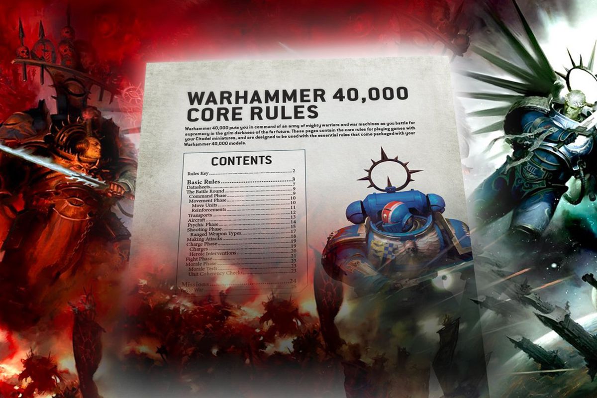 warhammer 40000 core rules