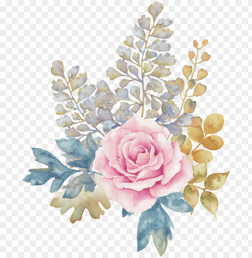 watercolor pastel flower png