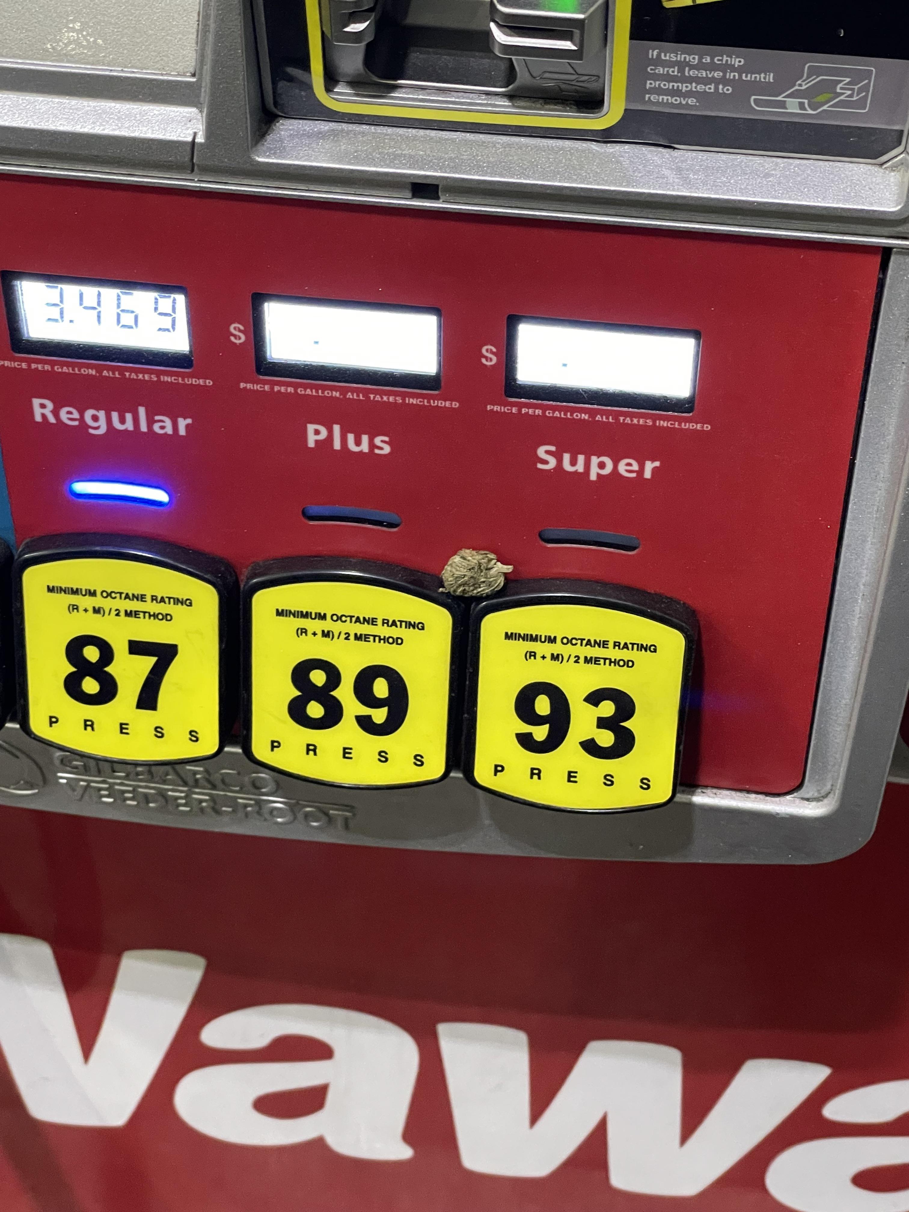 wawa gas octane levels