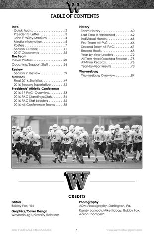 waynesburg university football roster