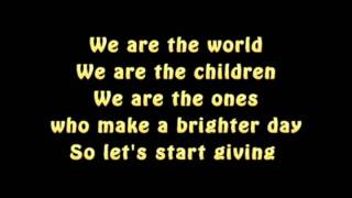 we are the world lyrics