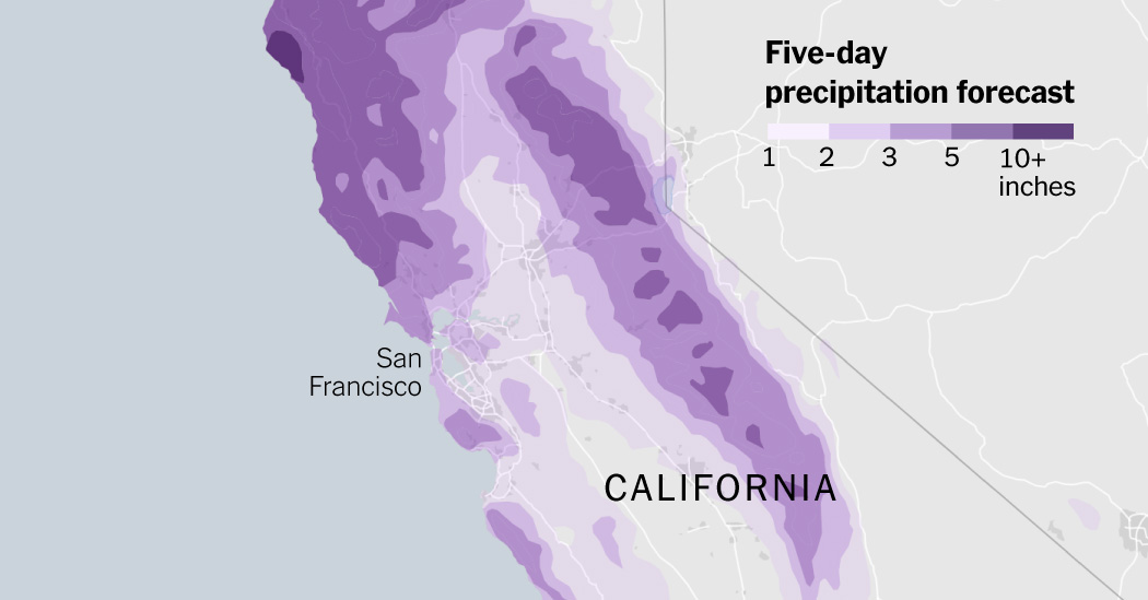 weather forecast northern california 10 day