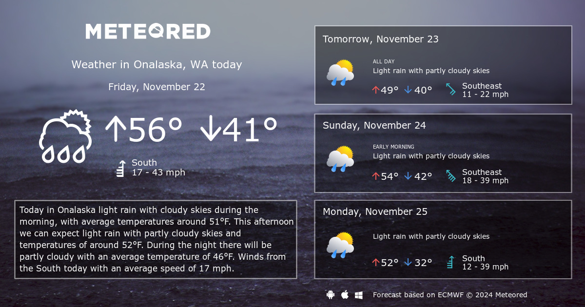 weather in onalaska wa