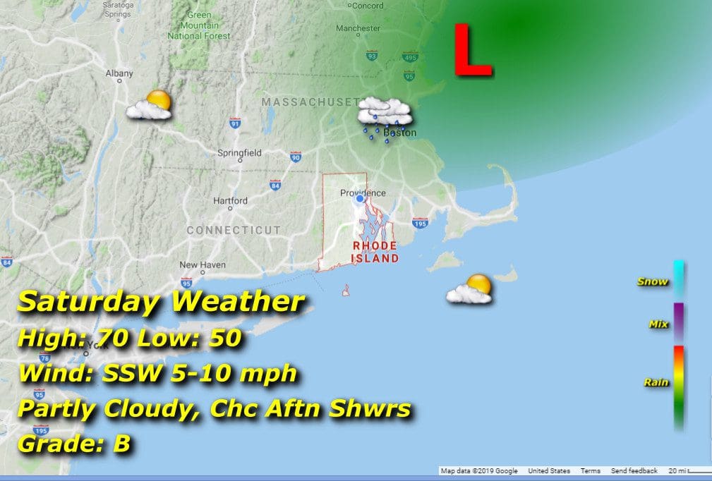 weather in rhode island 10 days