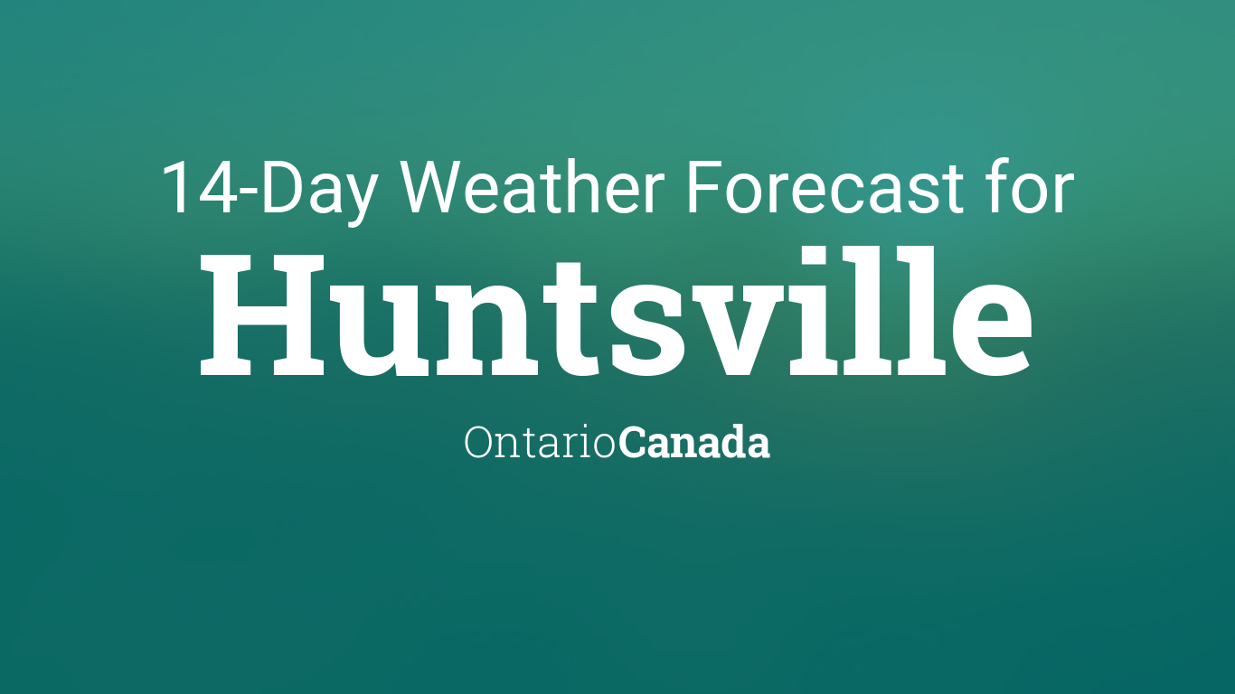 weather network huntsville