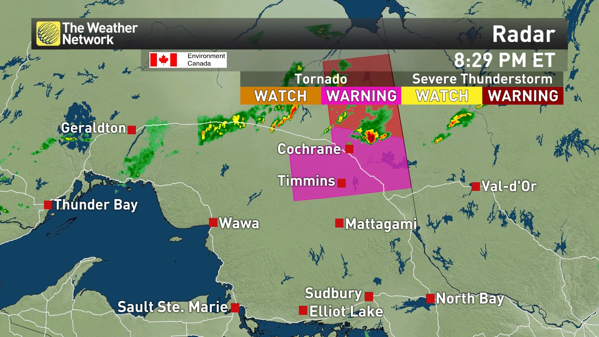 weather network thunder bay