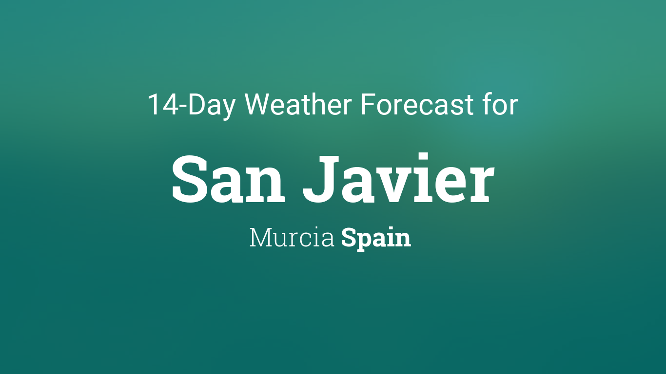 weather san javier murcia