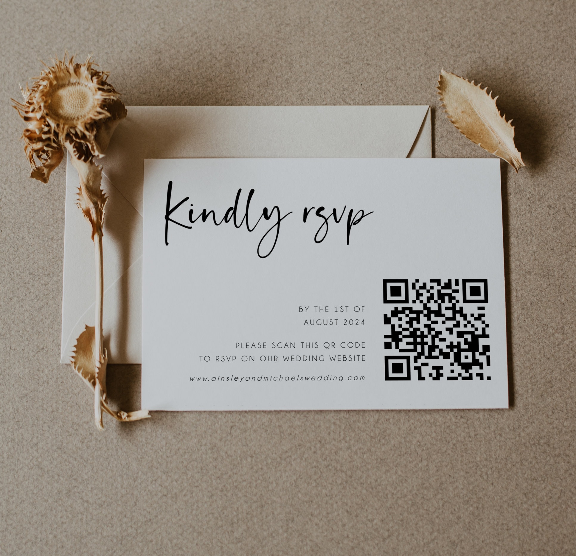 wedding rsvp qr code