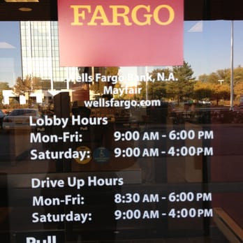 wells fargo bank working hours on saturday