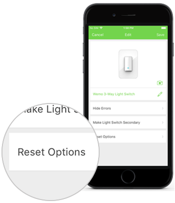 wemo reset switch