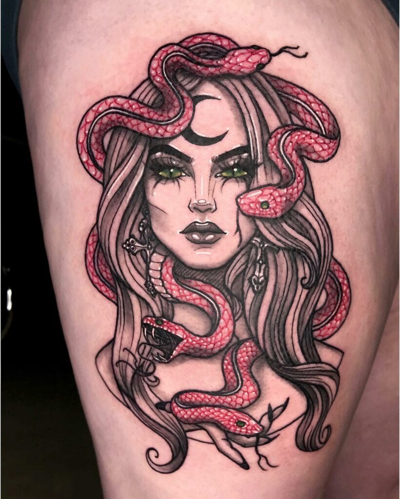 what does medusa tattoo mean